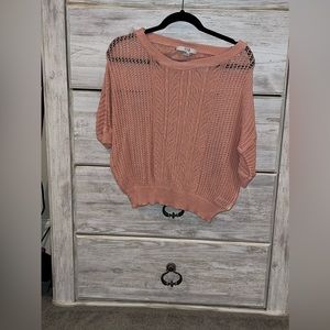 Forever 21 sheer short sweater.